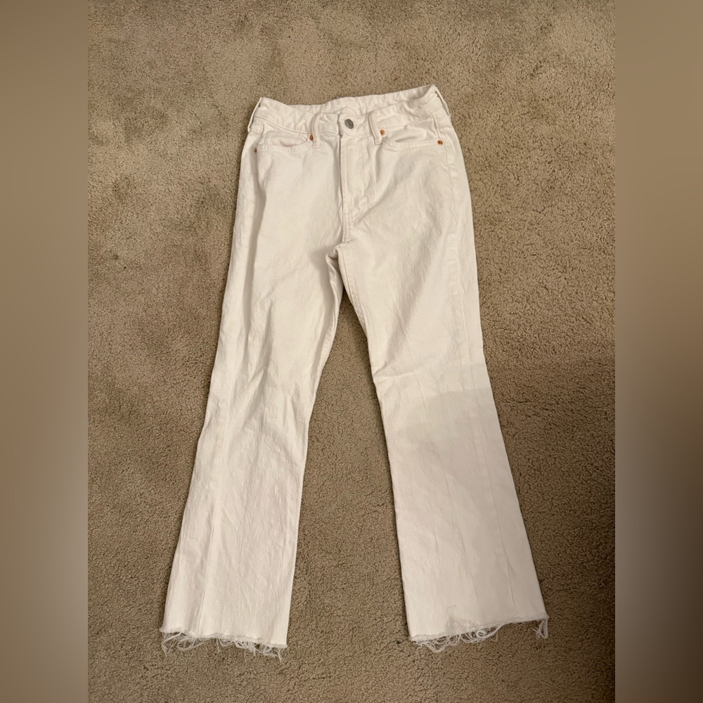 H&M White Women Jeans